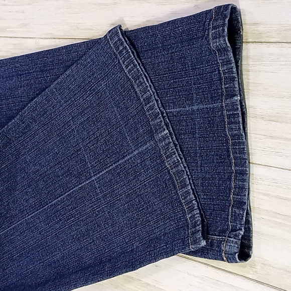 Seven7 Boot Stretch Low-Rise Slim Fit Blue Jeans Size 28 Tall - Picture 12 of 16